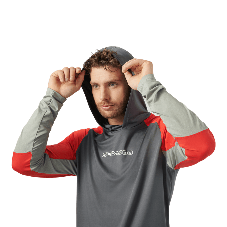 Men&#39;s UV Protection Hooded Shirt