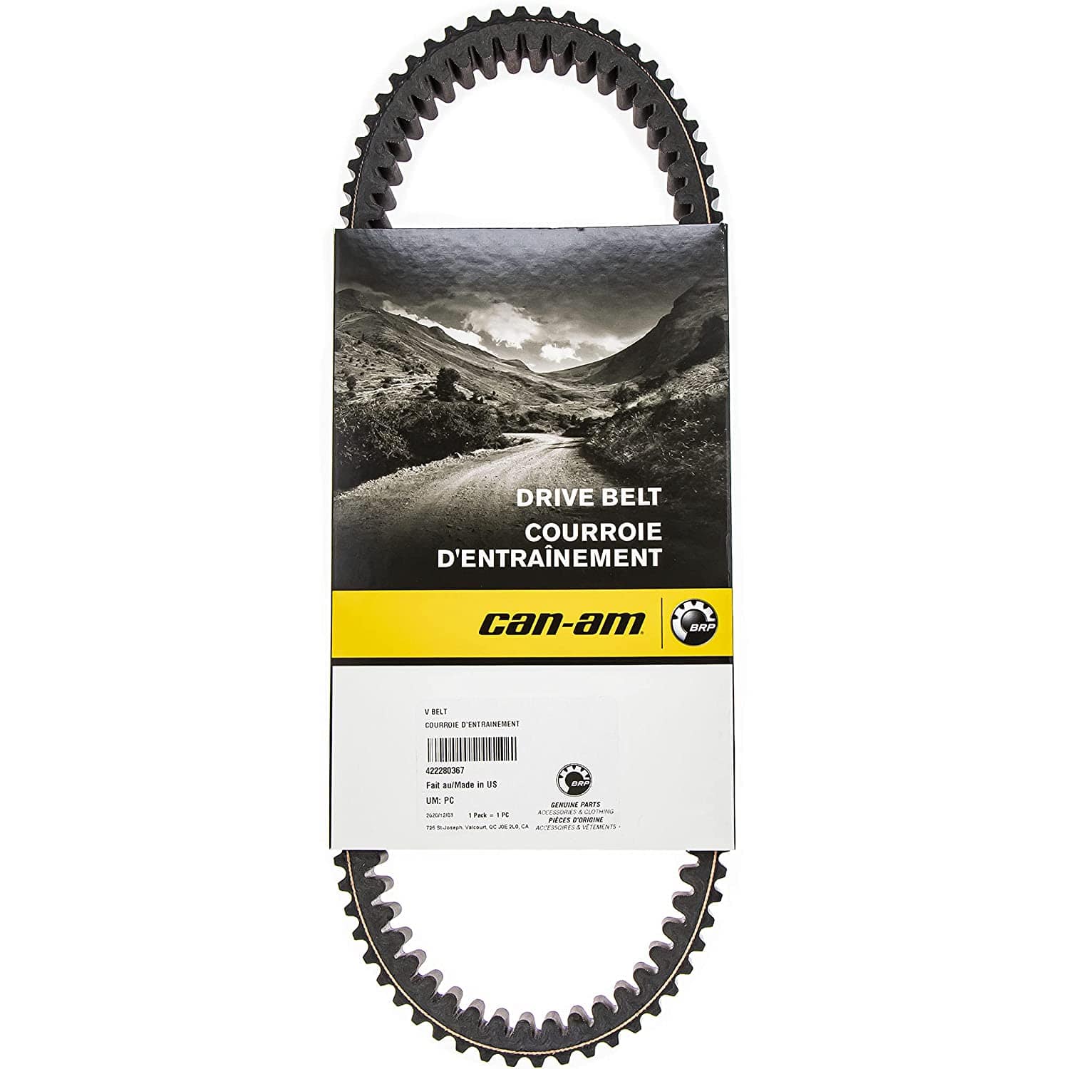 Can-Am Performance Drive Belt 100% PBO for Outlander,Renegade