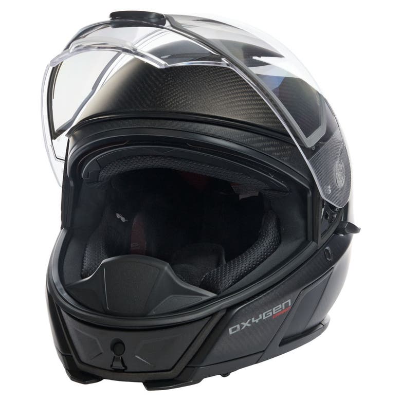 Oxygen Flow Carbon Helmet (DOT)