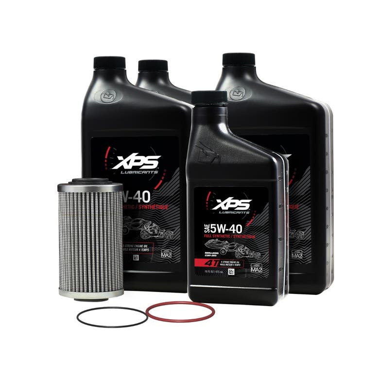 Kit de changement d&#39;huile de mélange synthétique 4T 5W-40 pour moteurs de 1500 cc ou plus