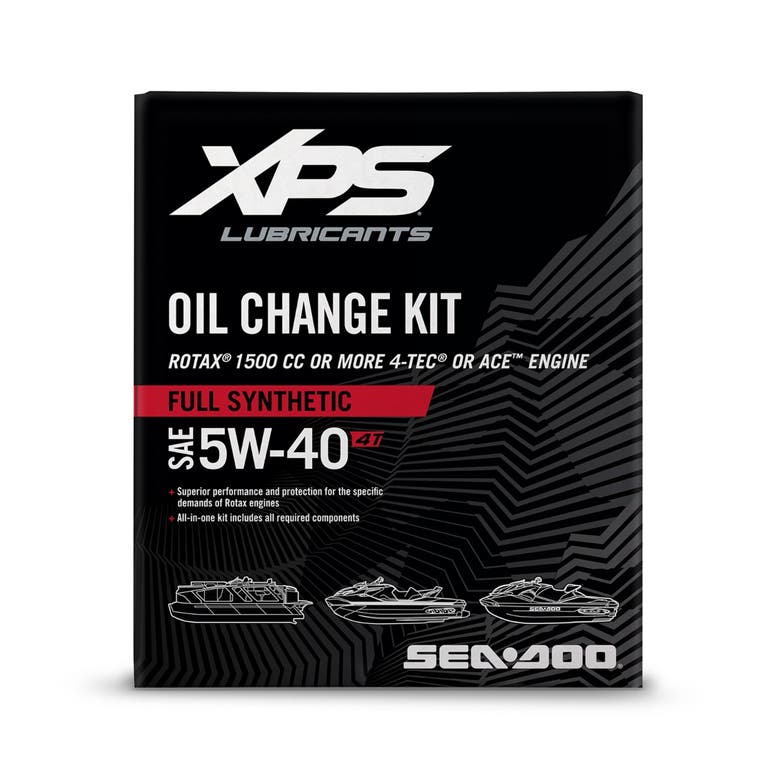 Kit de changement d&#39;huile de mélange synthétique 4T 5W-40 pour moteurs de 1500 cc ou plus