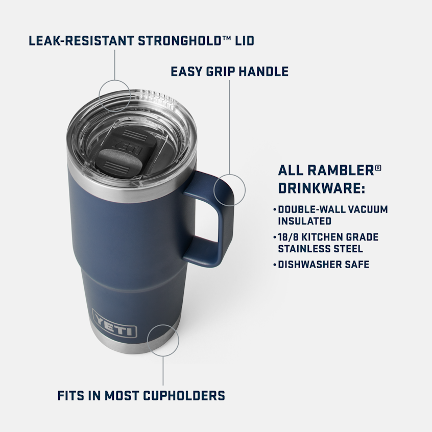 Rambler® 20oz (591 mL) Travel Mug With Stronghold™ Lid