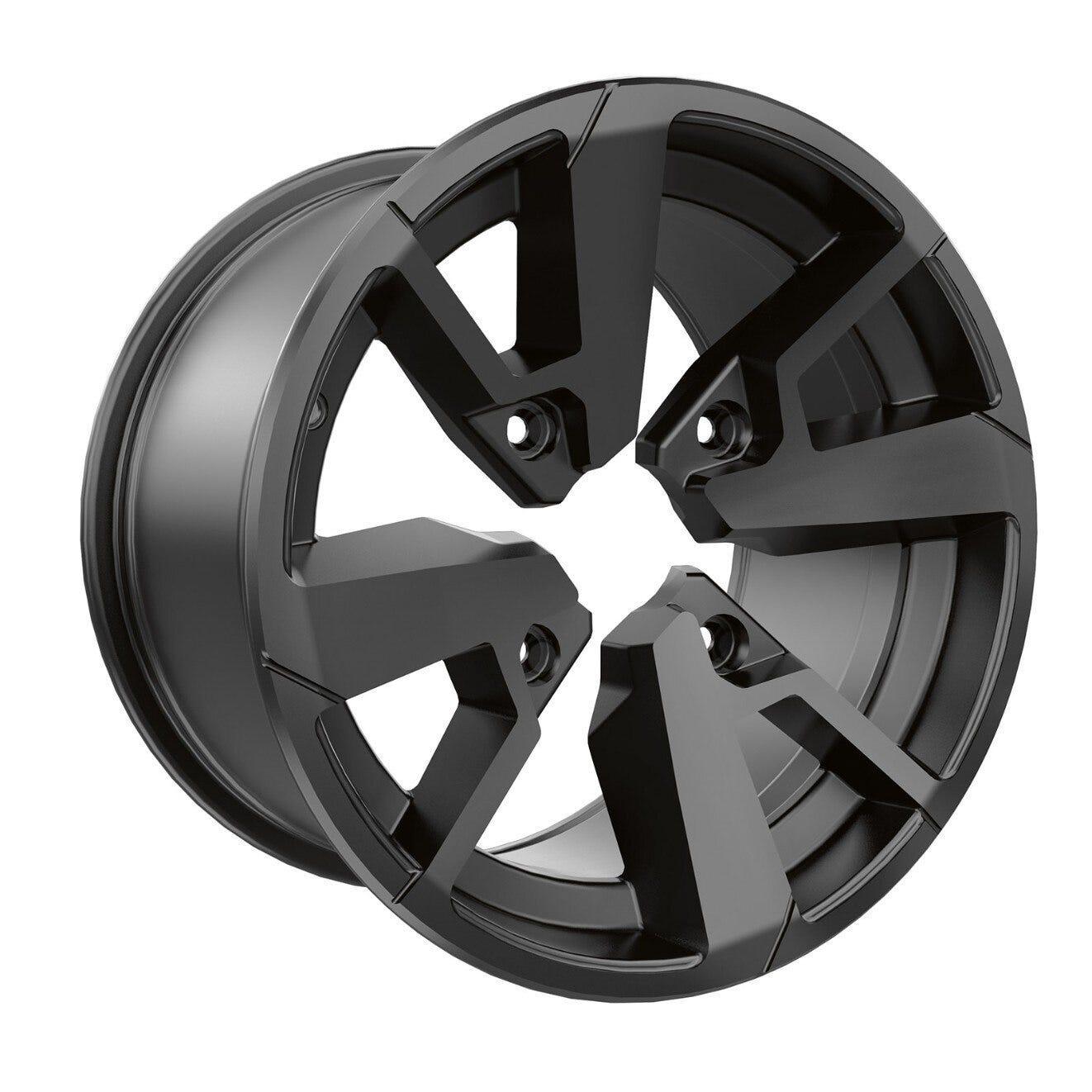 14" Rim - Rear / Black and machined - Factory Recreation