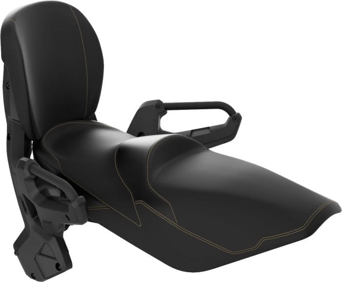 2 up seat with backrest