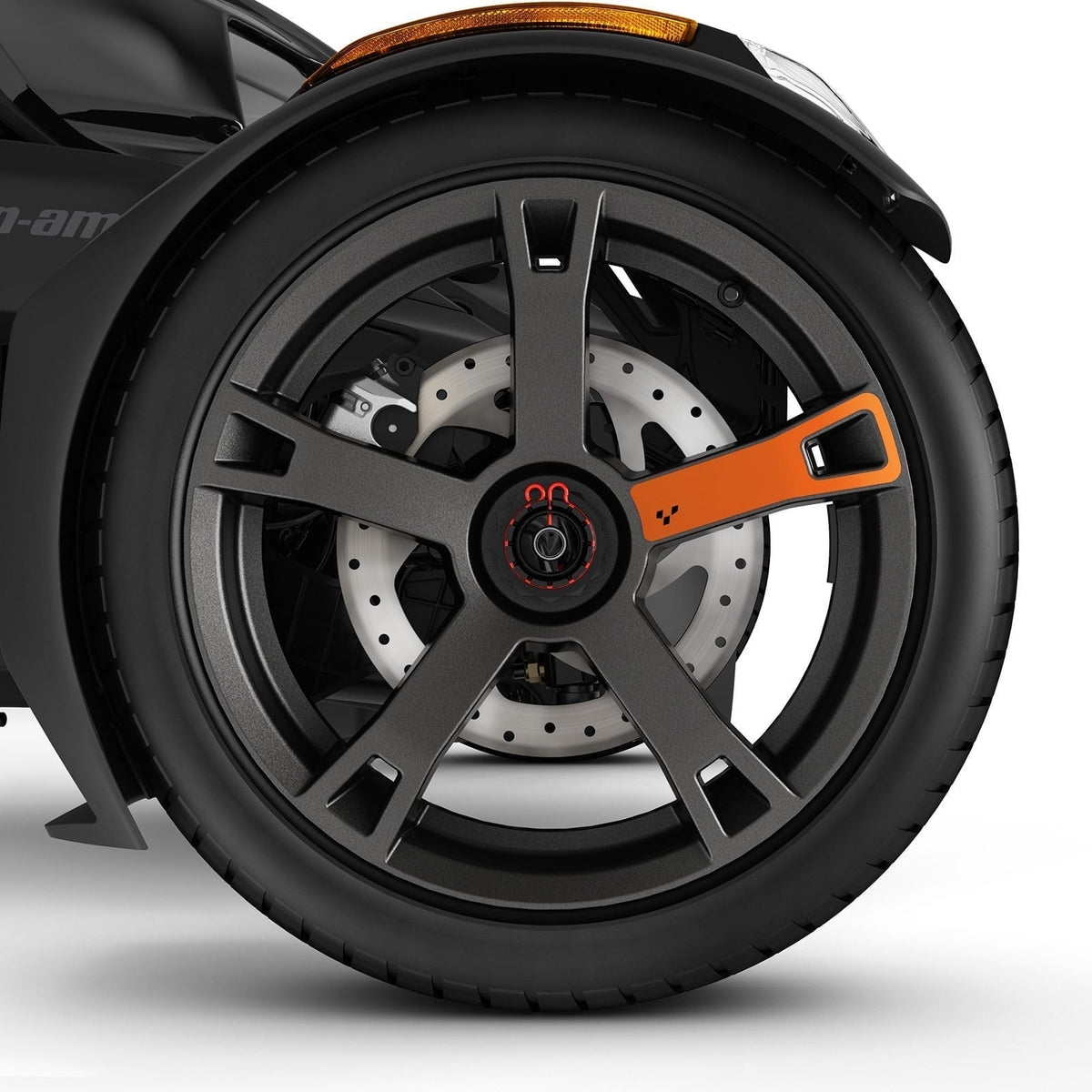 Wheel Decals / Orange Blaze