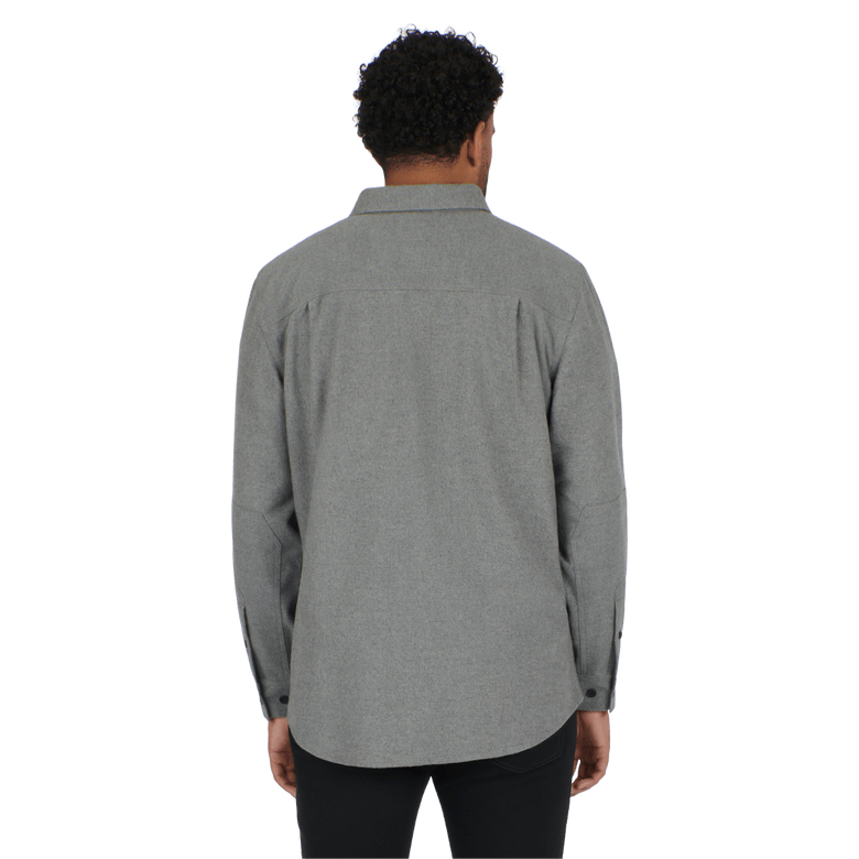 Men&#39;s Solid Flannel Shirt