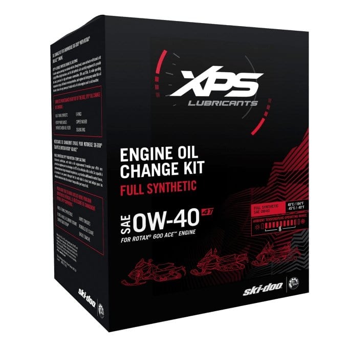 4T 0W-40 Synthetic Oil Change Kit for Rotax 600 ACE engine - Factory Recreation