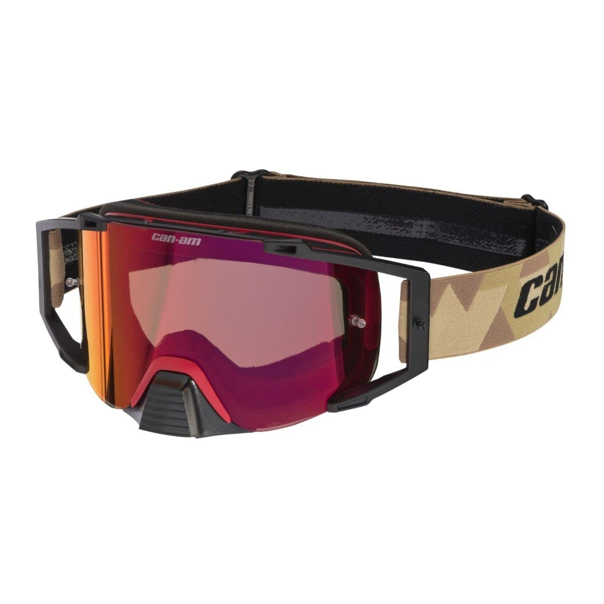 Can-Am Flint Dune Goggles / Sand / Onesize - Propowersports.ca