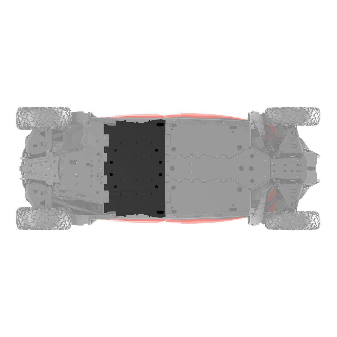 HMWPE Central Skid Plate - Factory Recreation