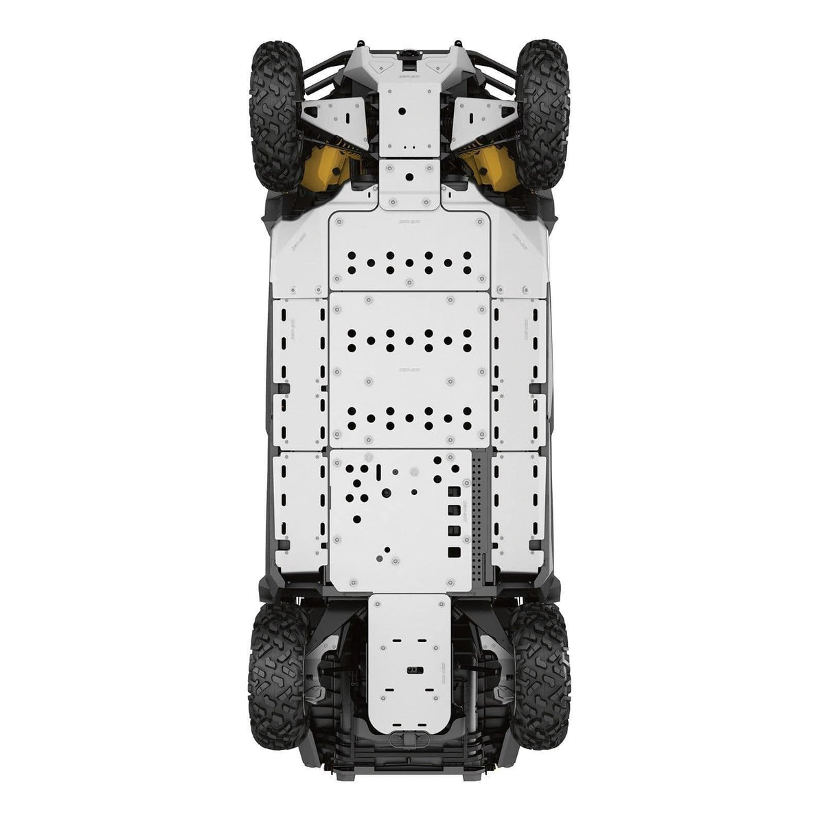 Lateral Central Skid Plates - Factory Recreation