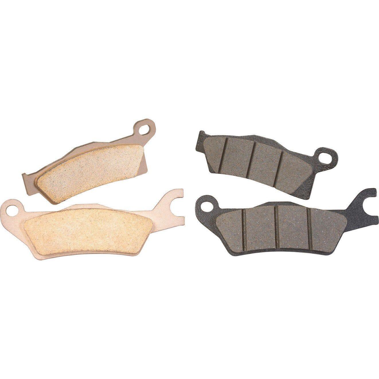 Metallic Brake Pad Kit - Front & Rear Right - Factory Recreation