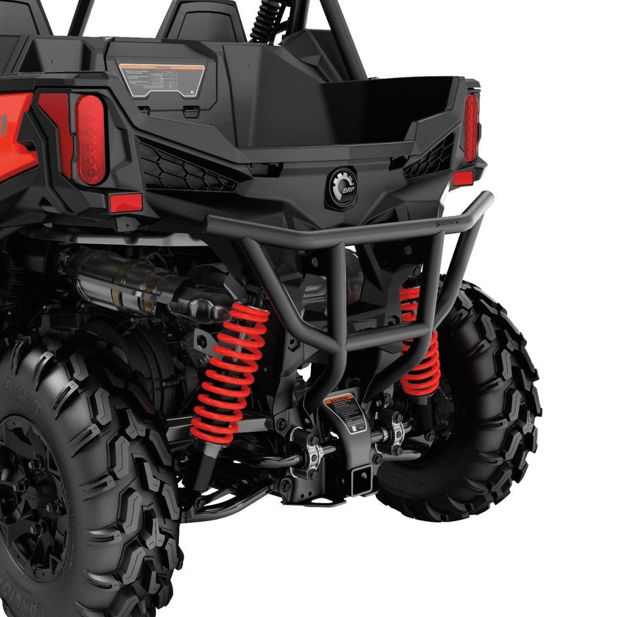 Rear Trail Bumper / Can-Am Red - Factory Recreation