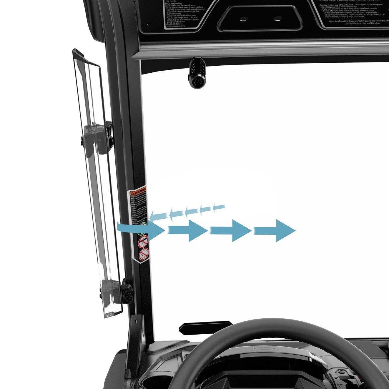 Side Wind Deflectors - Defender - Factory Recreation