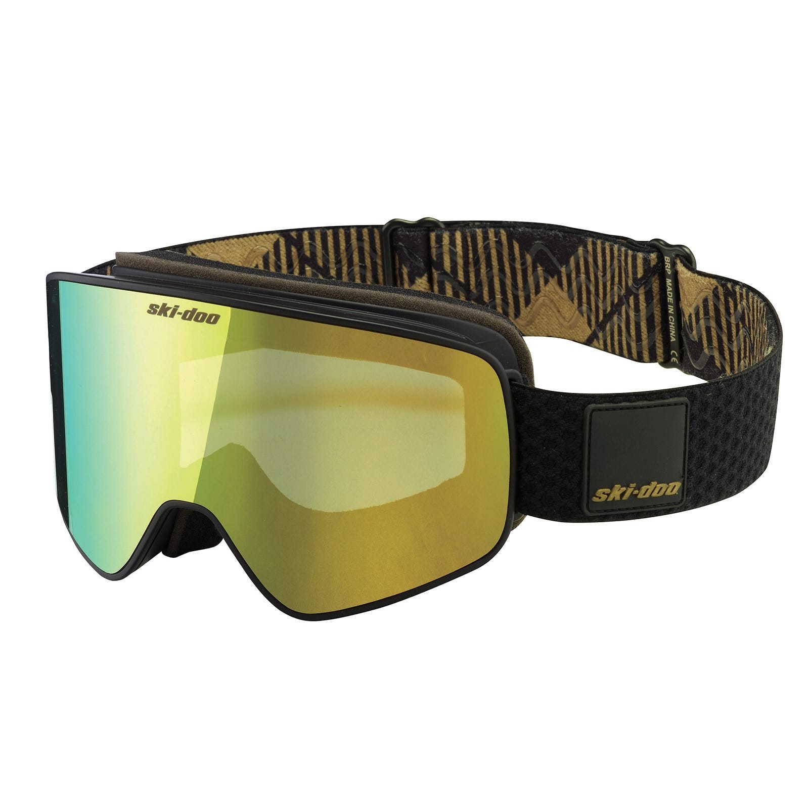 Ski-Doo EDGE Goggles (UV) / Gold / Onesize - Factory Recreation