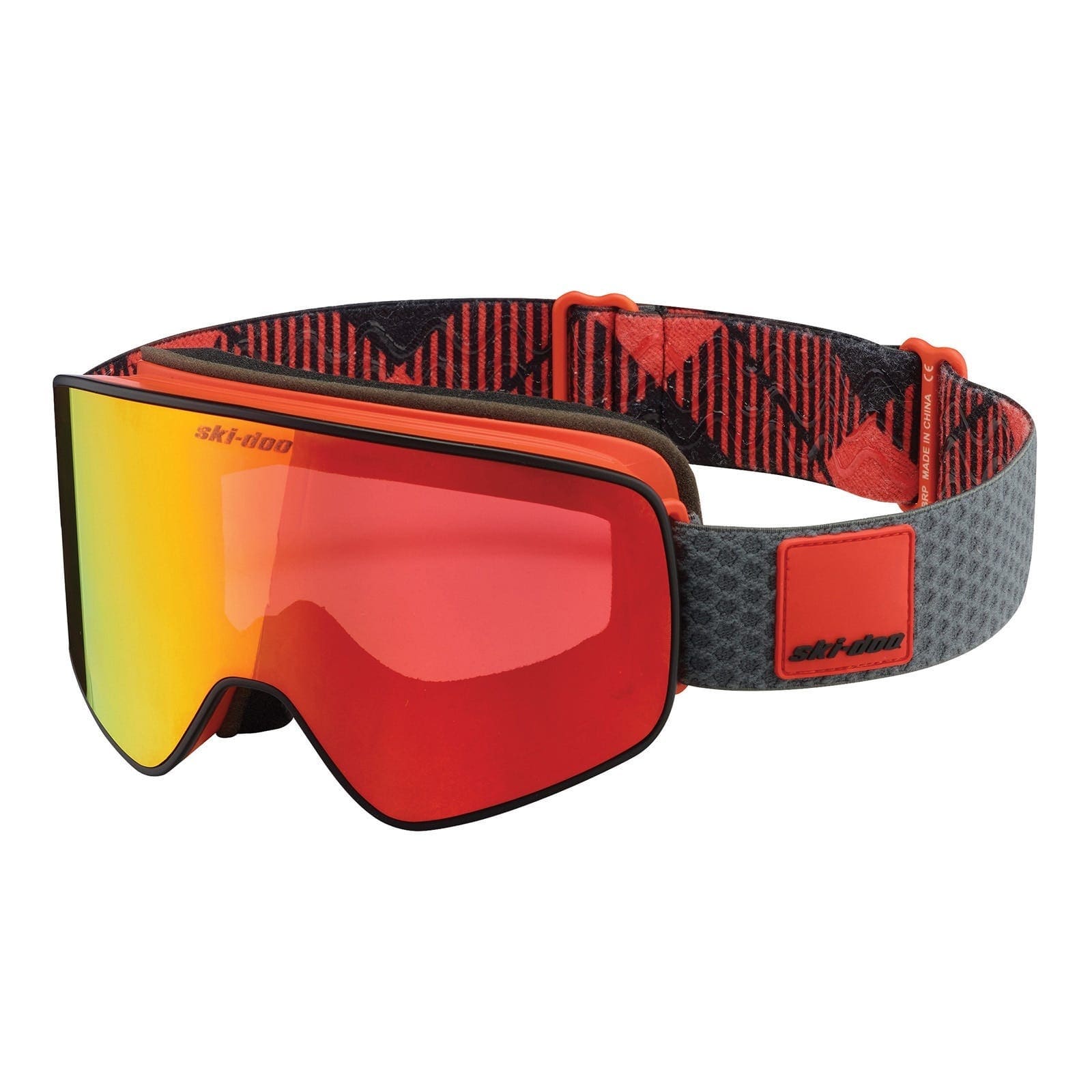 Ski-Doo EDGE Goggles (UV) / Red / Onesize - Factory Recreation