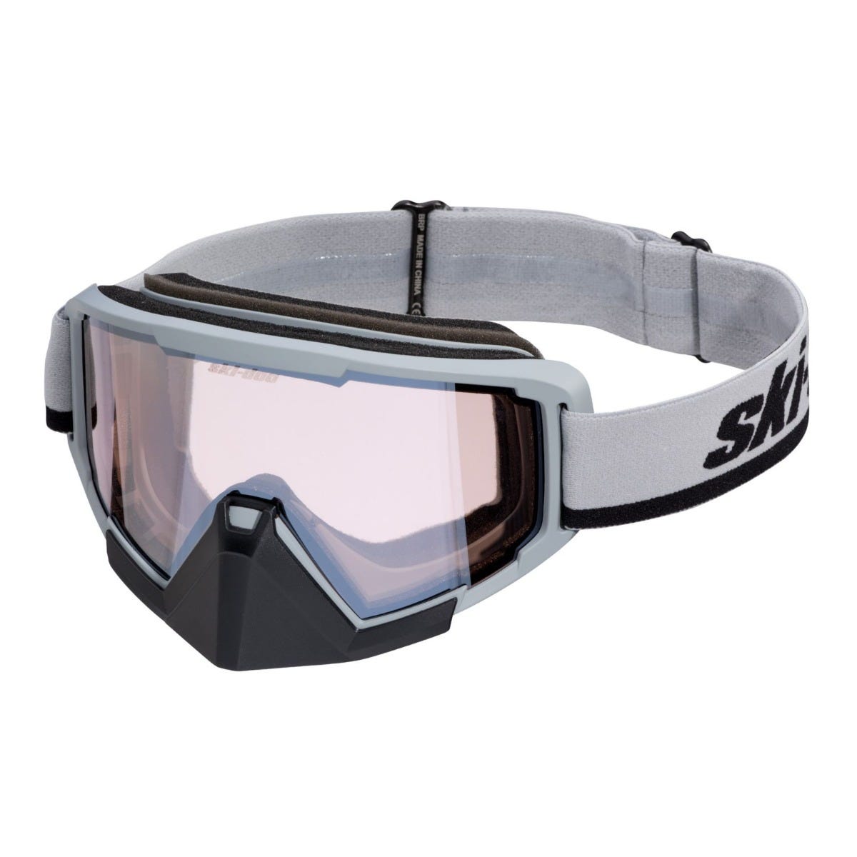 Ski-Doo Trench Goggles / Grey / Onesize - Factory Recreation