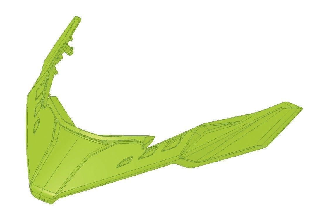 Windshield Support Ultra Low & Low - Gen4 / Manta Green - Factory Recreation