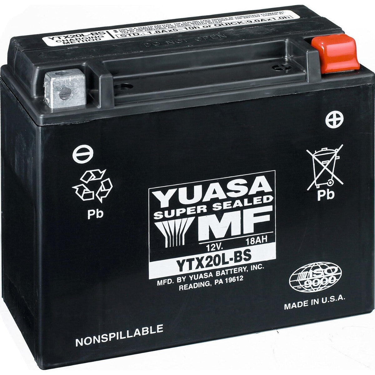 Yuasa† Battery - 18 Amps. Wet (YTX20L-BS) - Propowersports.ca